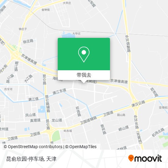 昆俞欣园-停车场地图