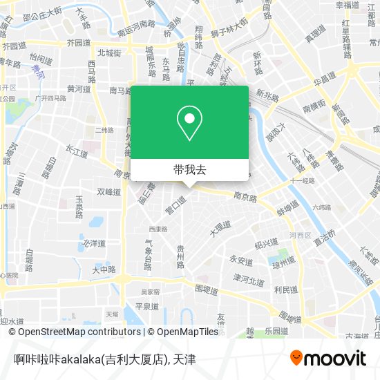 啊咔啦咔akalaka(吉利大厦店)地图