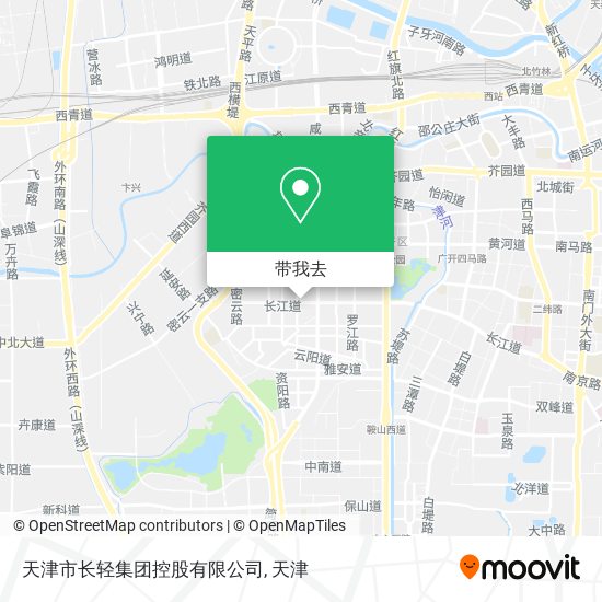 天津市长轻集团控股有限公司地图
