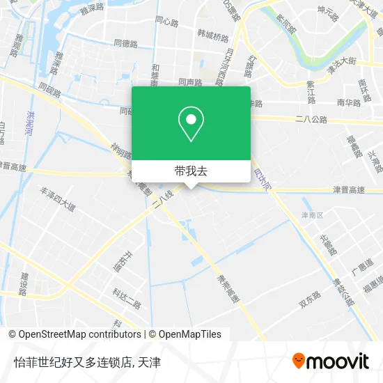 怡菲世纪好又多连锁店地图