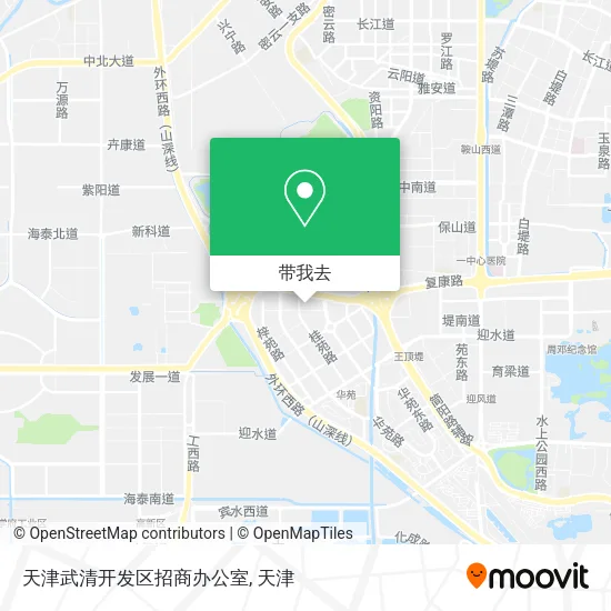 天津武清开发区招商办公室地图