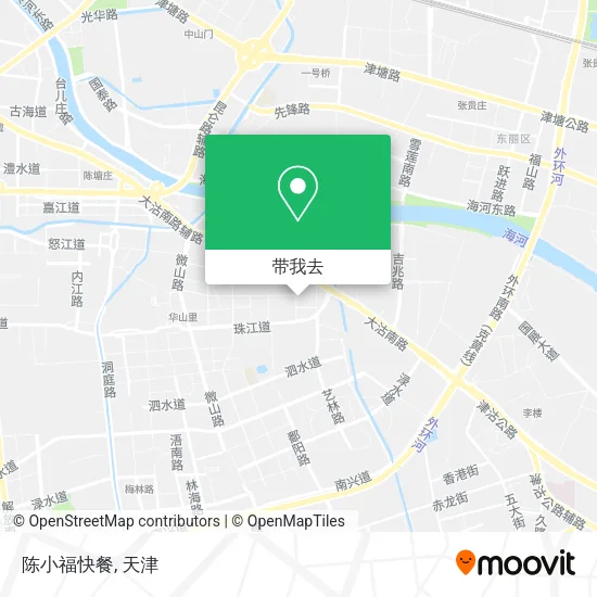 陈小福快餐地图