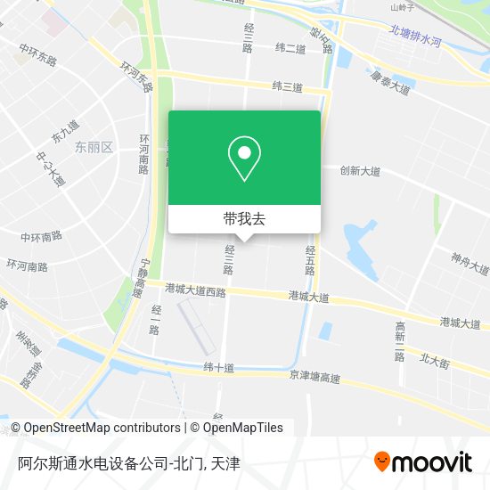 阿尔斯通水电设备公司-北门地图