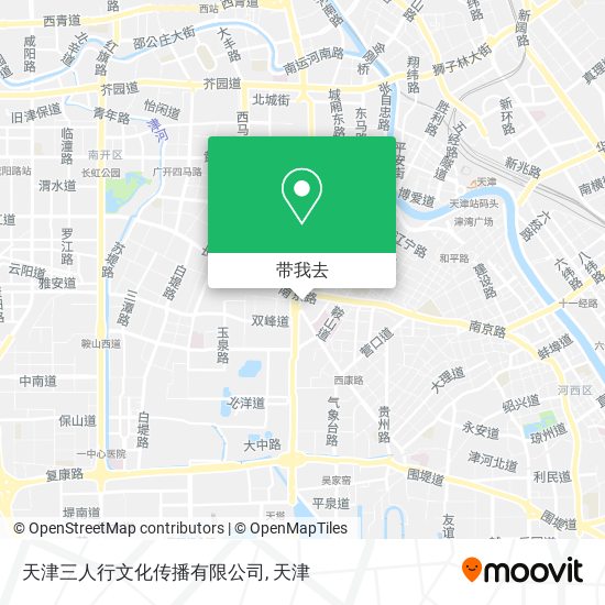 天津三人行文化传播有限公司地图