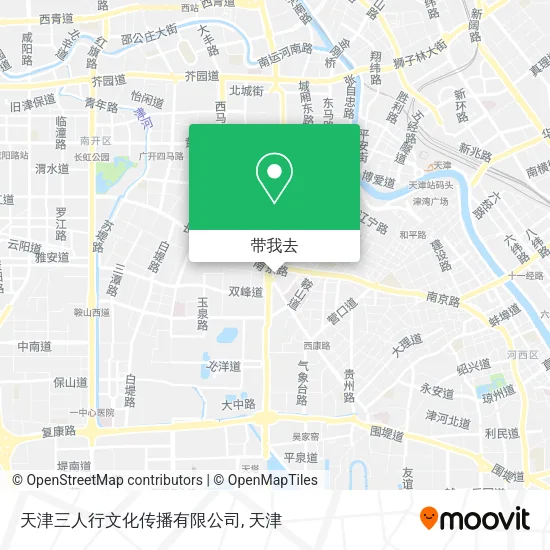 天津三人行文化传播有限公司地图