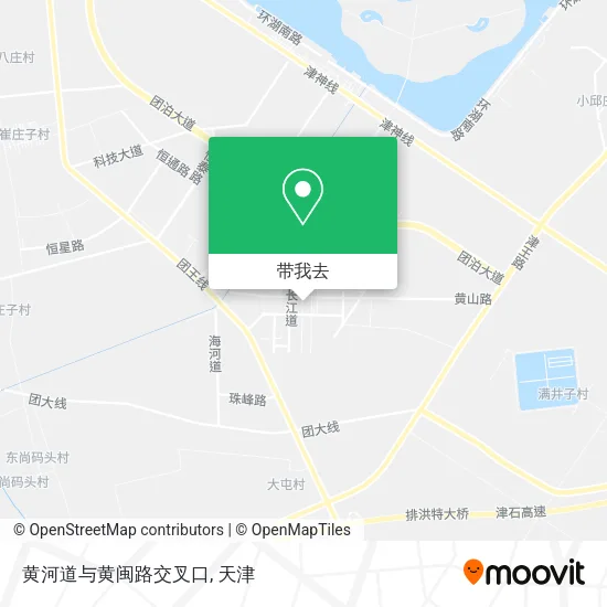 黄河道与黄闽路交叉口地图