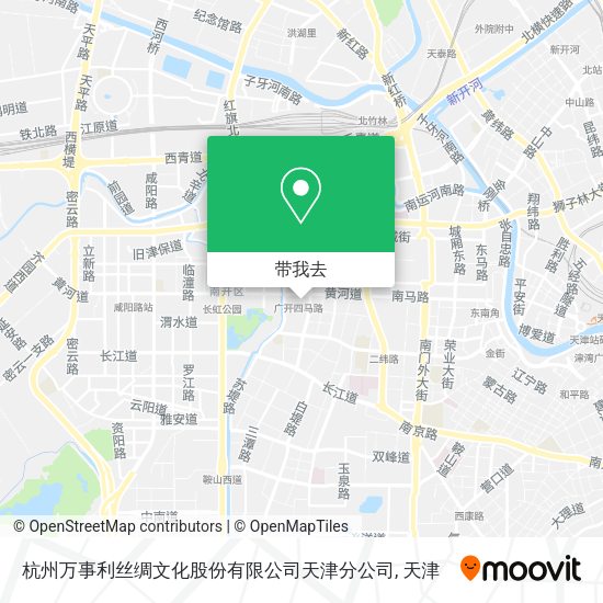 杭州万事利丝绸文化股份有限公司天津分公司地图