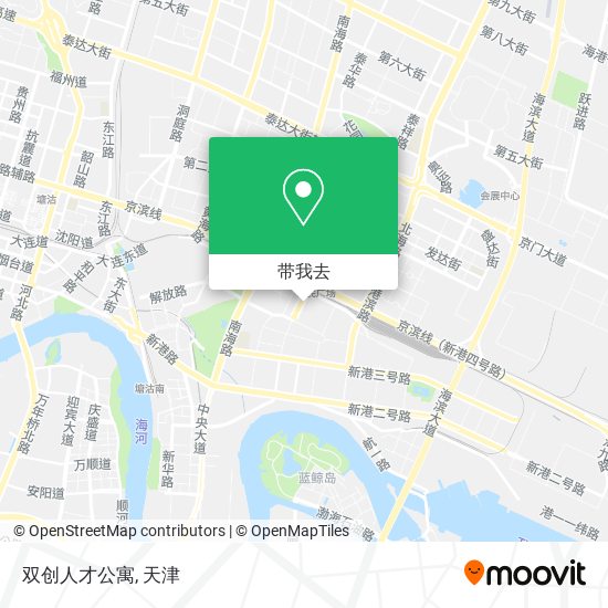 双创人才公寓地图