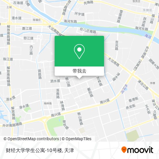财经大学学生公寓-10号楼地图