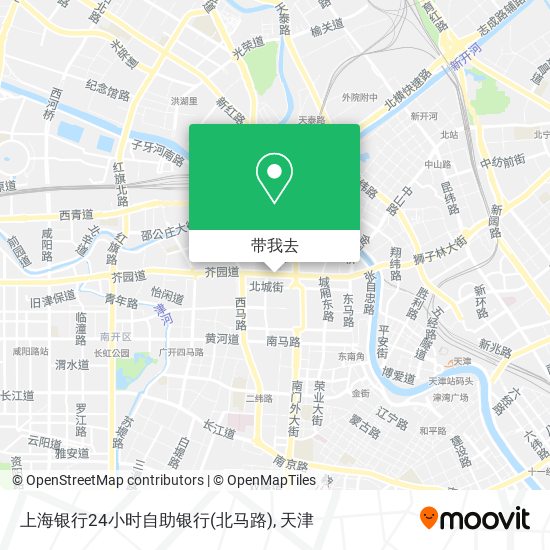 上海银行24小时自助银行(北马路)地图