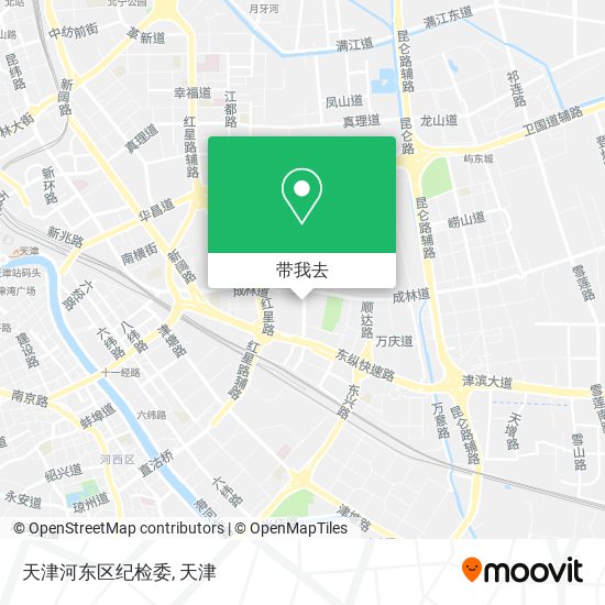 天津河东区纪检委地图