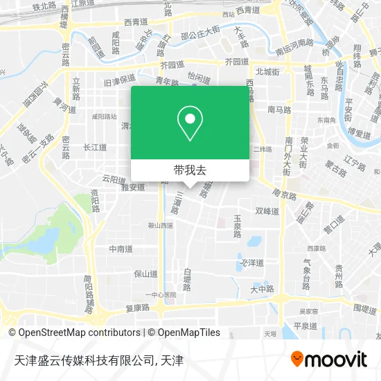 天津盛云传媒科技有限公司地图