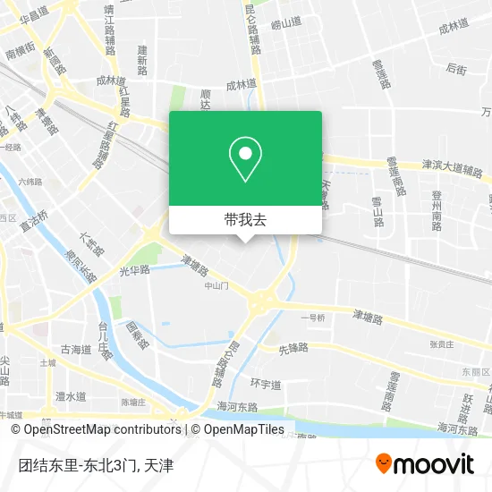 团结东里-东北3门地图