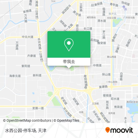 水西公园-停车场地图