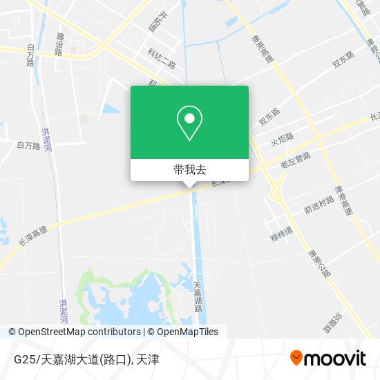 G25/天嘉湖大道(路口)地图