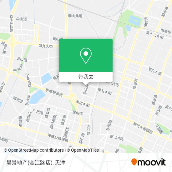 昊景地产(金江路店)地图