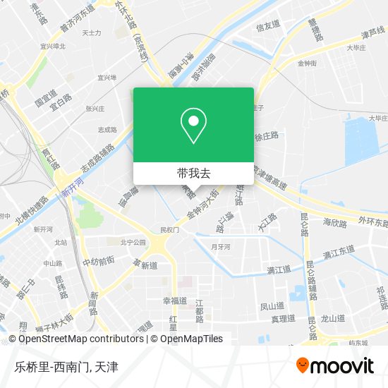 乐桥里-西南门地图
