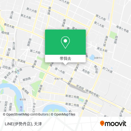 LiNE(伊势丹店)地图