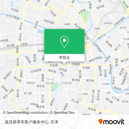 嘉贷易享车客户服务中心地图