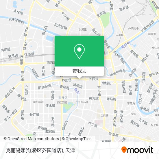 克丽缇娜(红桥区芥园道店)地图