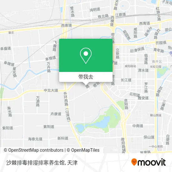 沙棘排毒排湿排寒养生馆地图
