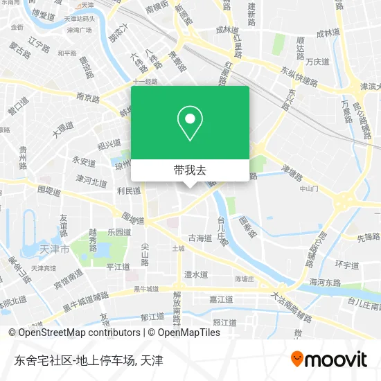东舍宅社区-地上停车场地图