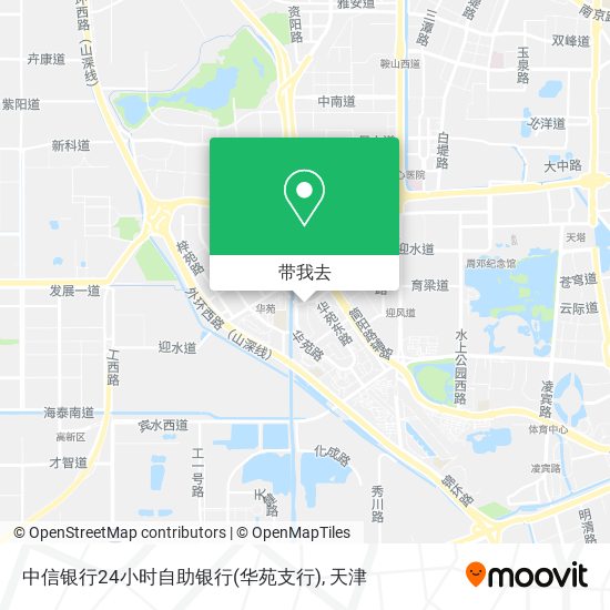 中信银行24小时自助银行(华苑支行)地图