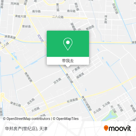 华邦房产(世纪店)地图