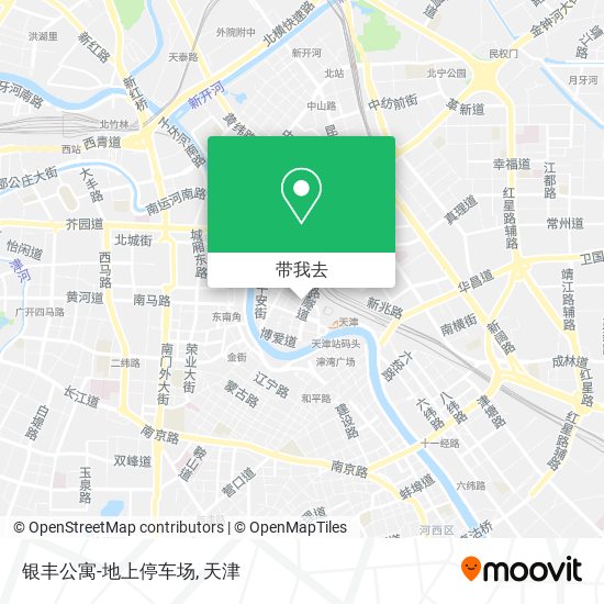 银丰公寓-地上停车场地图