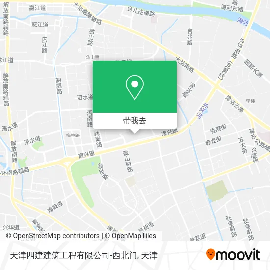 天津四建建筑工程有限公司-西北门地图