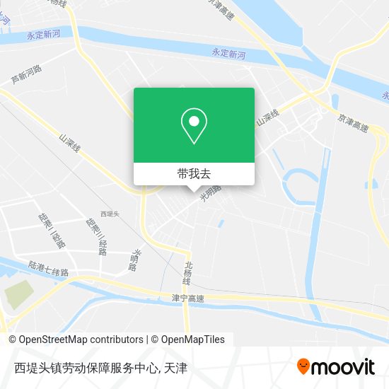 西堤头镇劳动保障服务中心地图