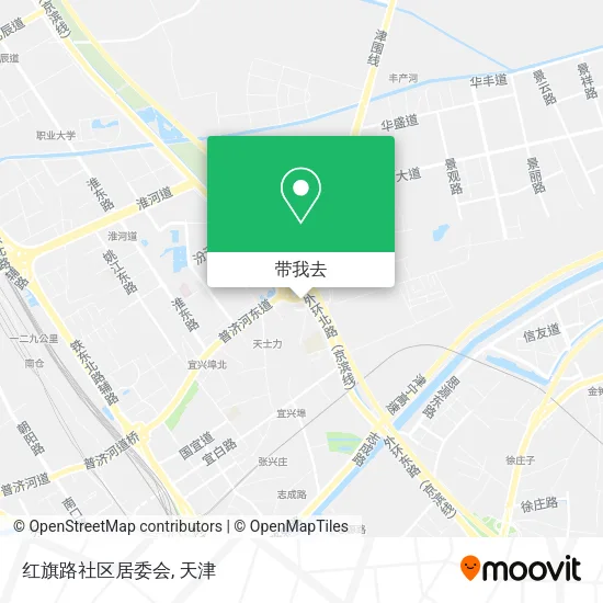 红旗路社区居委会地图
