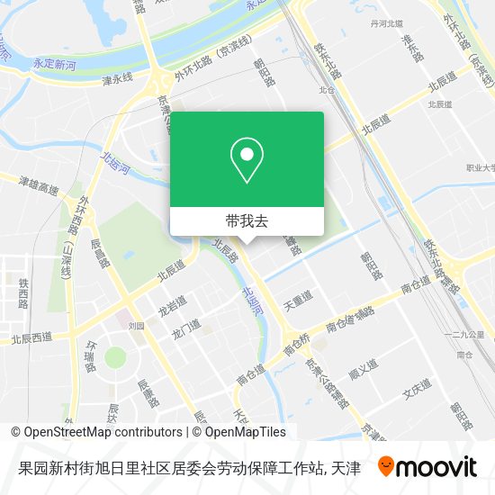 果园新村街旭日里社区居委会劳动保障工作站地图