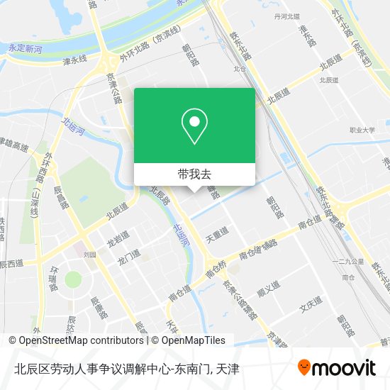 北辰区劳动人事争议调解中心-东南门地图