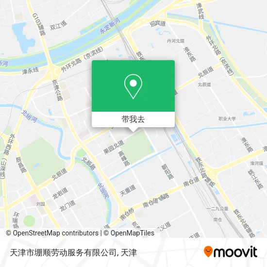 天津市堋顺劳动服务有限公司地图