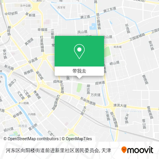 河东区向阳楼街道前进新里社区居民委员会地图