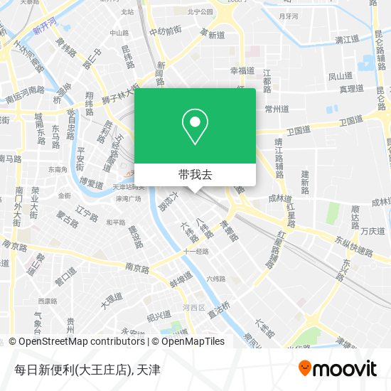 每日新便利(大王庄店)地图