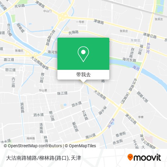 大沽南路辅路/柳林路(路口)地图