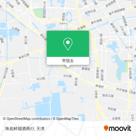 海底鲜烟酒商行地图