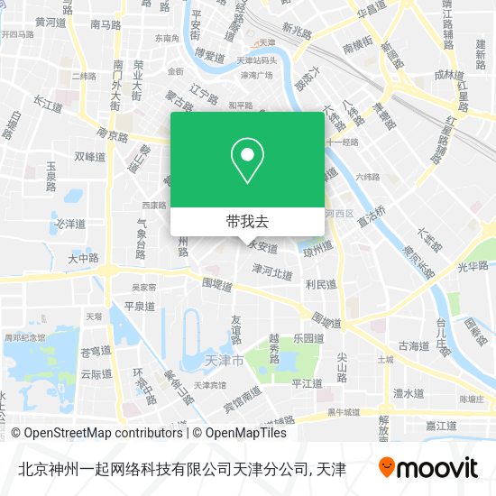 北京神州一起网络科技有限公司天津分公司地图