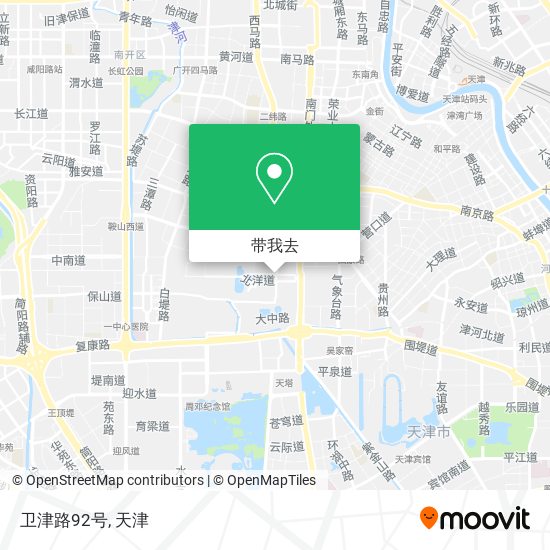 卫津路92号地图