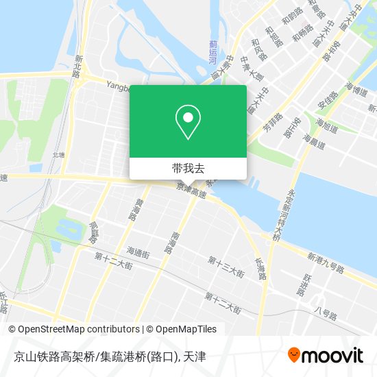 京山铁路高架桥/集疏港桥(路口)地图