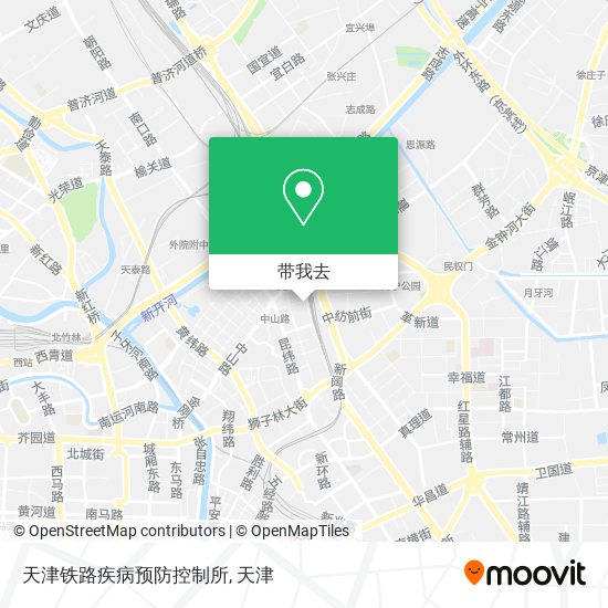 天津铁路疾病预防控制所地图
