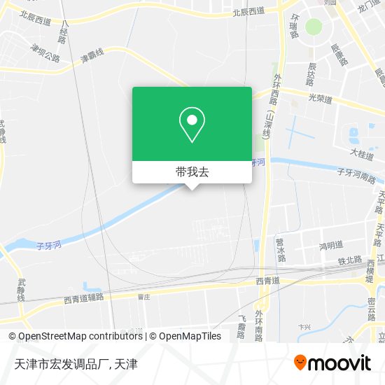 天津市宏发调品厂地图