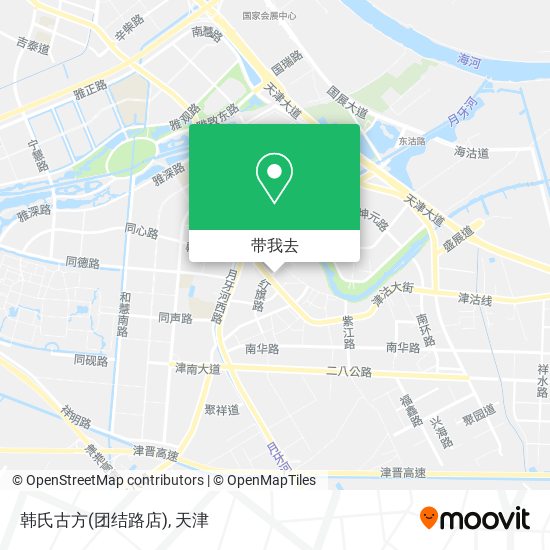 韩氏古方(团结路店)地图