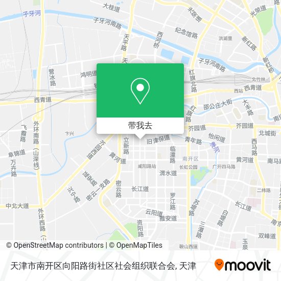 天津市南开区向阳路街社区社会组织联合会地图