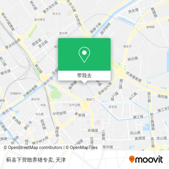 蓟县下营散养猪专卖地图