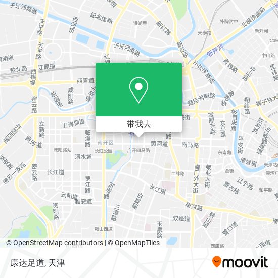 康达足道地图