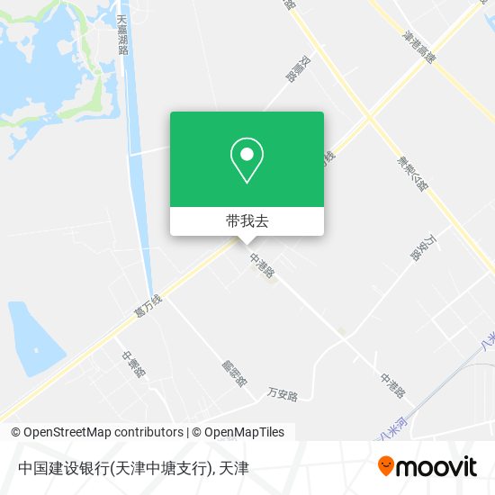 中国建设银行(天津中塘支行)地图
