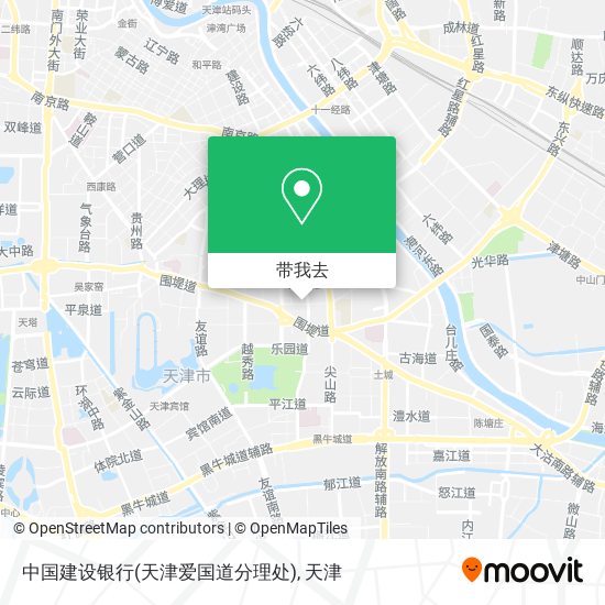 中国建设银行(天津爱国道分理处)地图